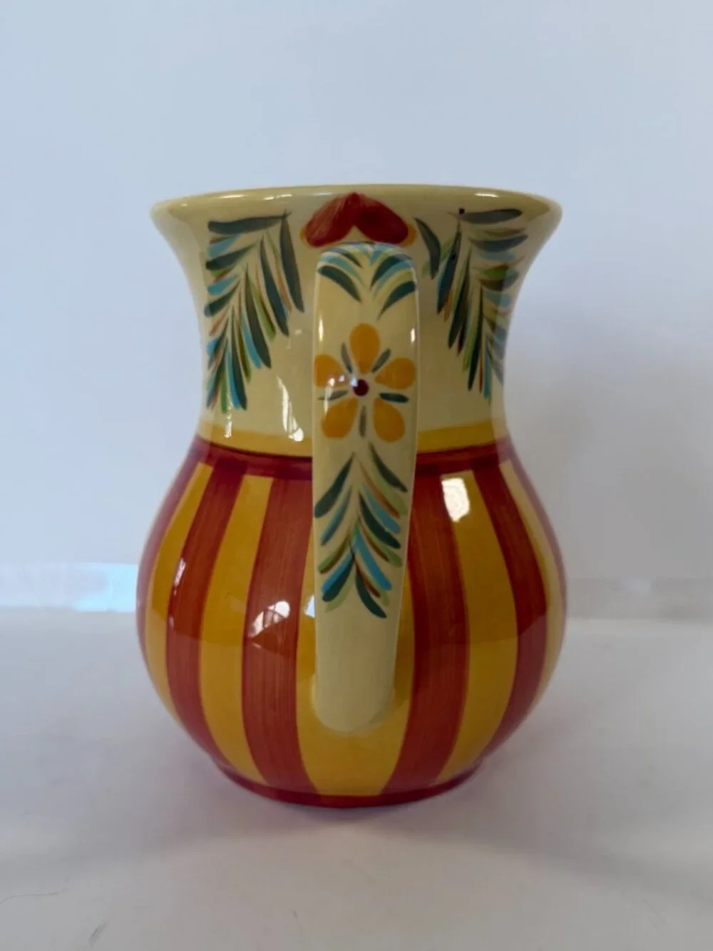 Southern Living at Home Gail Pittman Hand Painted Pitcher  - Siena